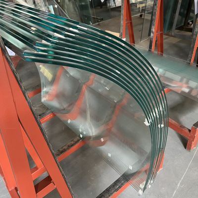 温め曲げガラス 建物 温かいガラス 隔壁 3mm 4mm 5mm 6mm 8mm 9mm 10mm 階段 / 窓のための硬化ガラス