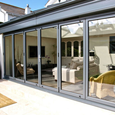 スイッチアンドスライドガラスドア 窓 ホーム フレームレスガラス折りたたみドア 音絶 3mm-12mm 温度強化ガラスドア サイズに切断