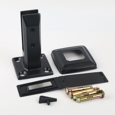 サイドマウントガラススピゴット ガラスプールフェンス マット 黒 白 金 Ss2205 Ss316 Ss304 スピゴット
