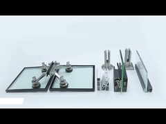 カーテン壁のためのスパイダーとホールラミネートガラス