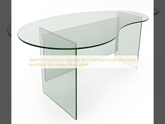 スリムな 家具 ガラスは 家具 の 見た目 を 簡単 に 改良 し,家 を もっと スタイリッシュ に する